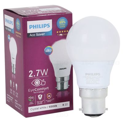 Philips Ace Saver 2.7 W B22 Cool Day Light LED Bulb