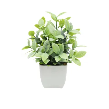 Artificial Potted Plant Staghorn Fern 6.5 x 18cm