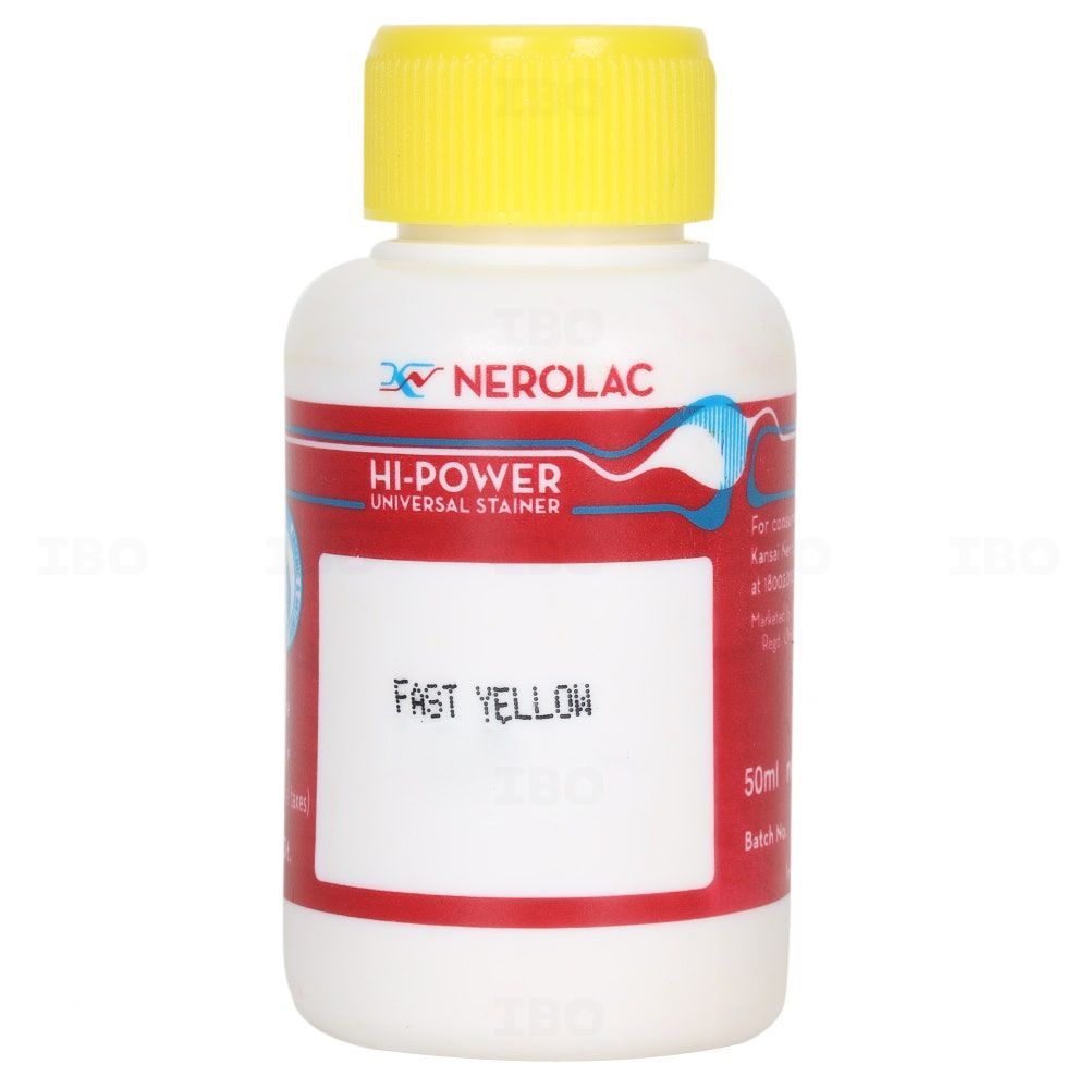Nerolac Fast Yellow 50 ml Universal Stainer Nerolac Fast Yellow 50 ml Universal Stainer