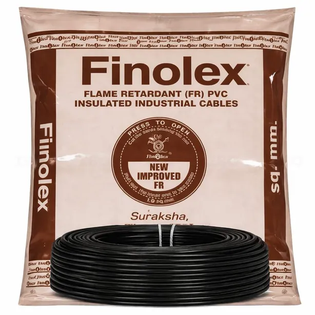 Finolex FR 2.5 sq mm Black 300 m FR Insulated Wire