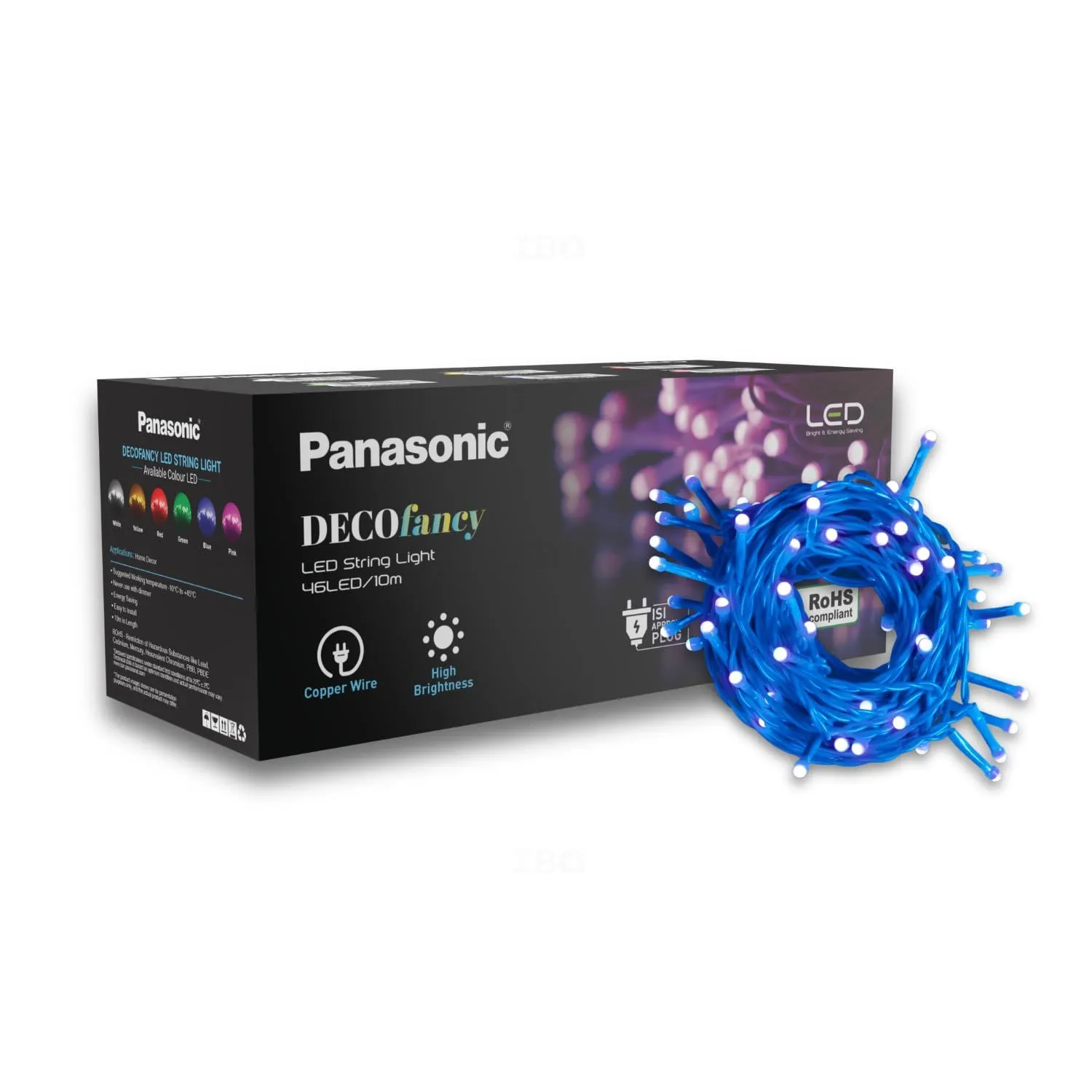 Panasonic DECOfancy LED String Light 46LED/10m-BLUE