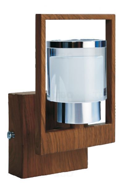 Luker Chiara Wood F5 (LWL118-1) E27 Holder Without Lamp Wall Light