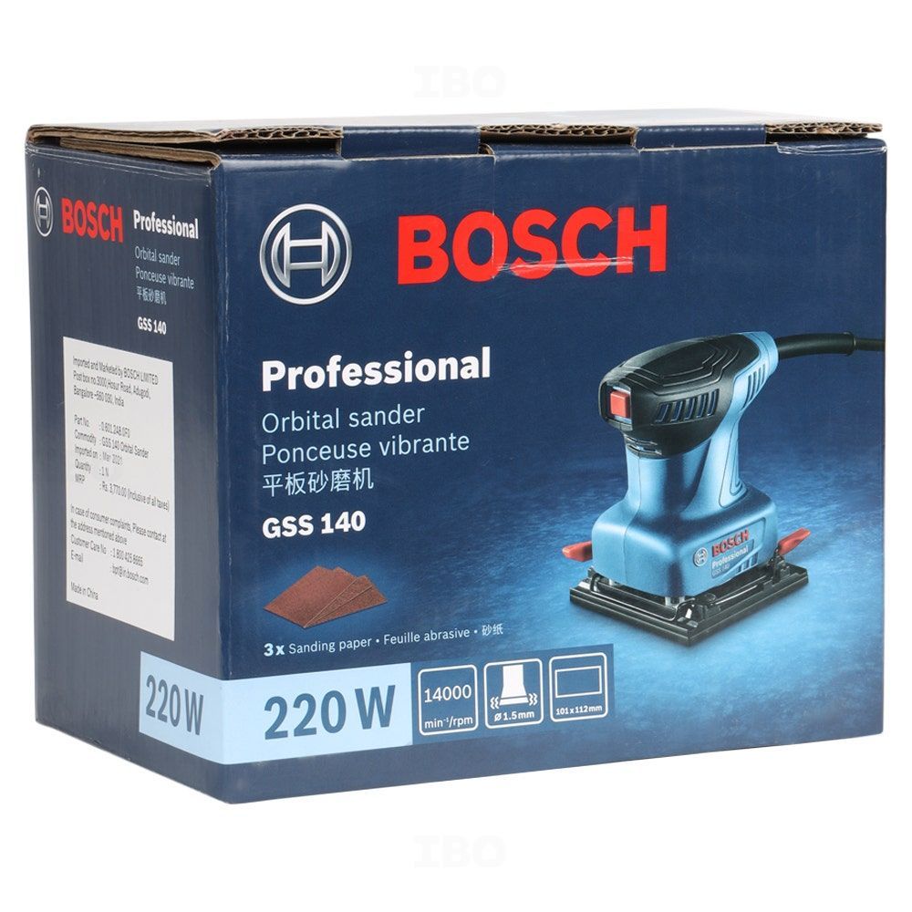 Lijadora Orbital Bosch Gss 140 220V - Easy