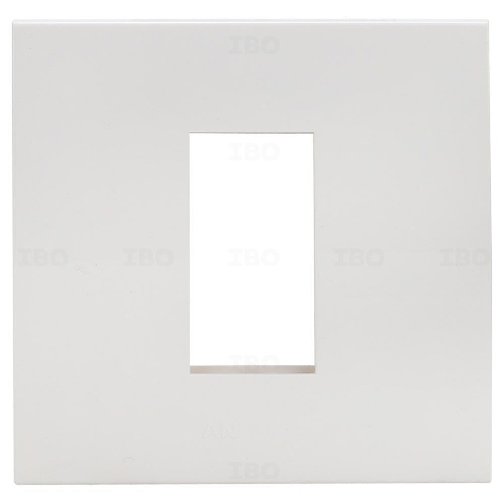 Anchor Penta Modular 1 Module Glossy White Switch Board Plate