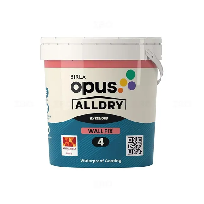 BIRLA opus WF4 AllDry WallFix 4 White 4 L Wall Waterproofing