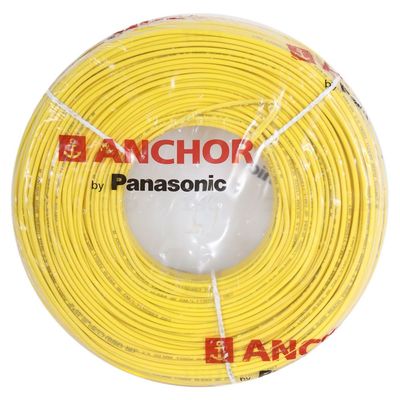 Anchor Advance FR 2.5 sq mm Yellow 180 m FR PVC Insulated Wire Anchor Advance FR 2.5 sq mm Yellow 180 m FR PVC Insulated Wire