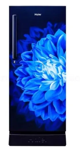 Haier 190L, Marine Dahelia Finish Direct Cool Refrigerator with Base Drawer HRD-2103PMD-P