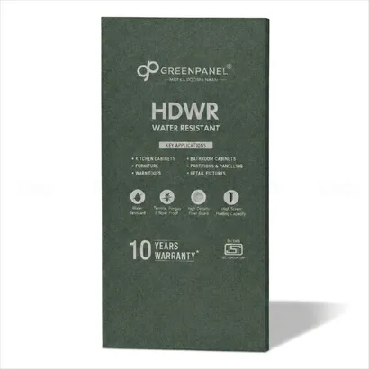 GreenPanel Plain 8 ft. x 4 ft. 11 mm Exterior HDHMR HDF Board