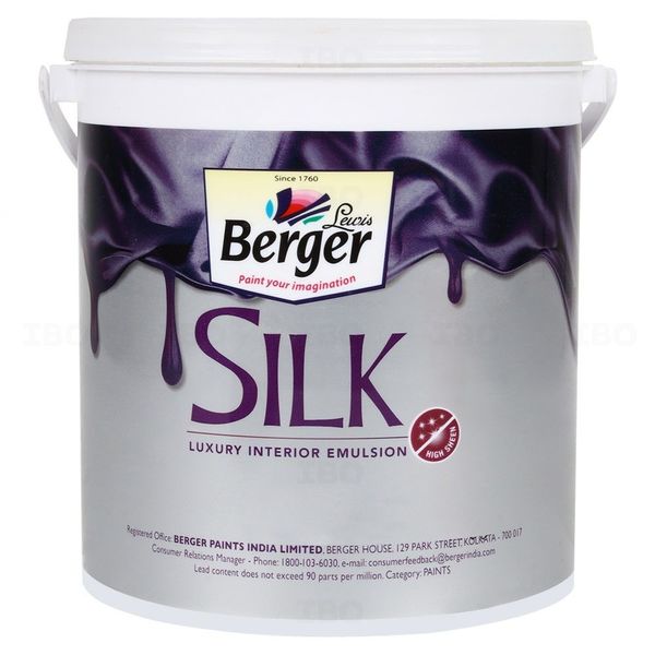 Berger Paints Silk Luxury 3.6 L N2 Base Interior Emulsion - Base Berger Paints Silk Luxury 3.6 L N2 Base Interior Emulsion - Base