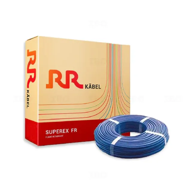 RR Kabel Superex FR 1 sq mm Blue 90 m FR PVC Insulated Wire RR Kabel Superex FR 1 sq mm Blue 90 m FR PVC Insulated Wire