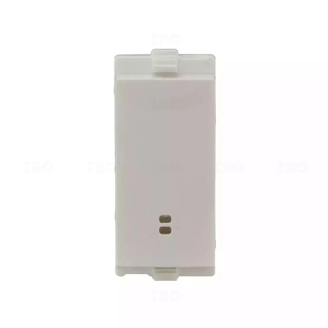 L&T enGem White 1 Way 16 A Modular Switch