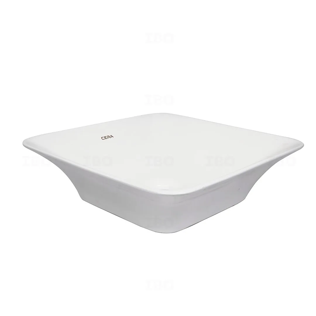 Cera Caffie 350 mm x 350 mm x 100 mm White Table Top Basin Cera Caffie 350 mm x 350 mm x 100 mm White Table Top Basin
