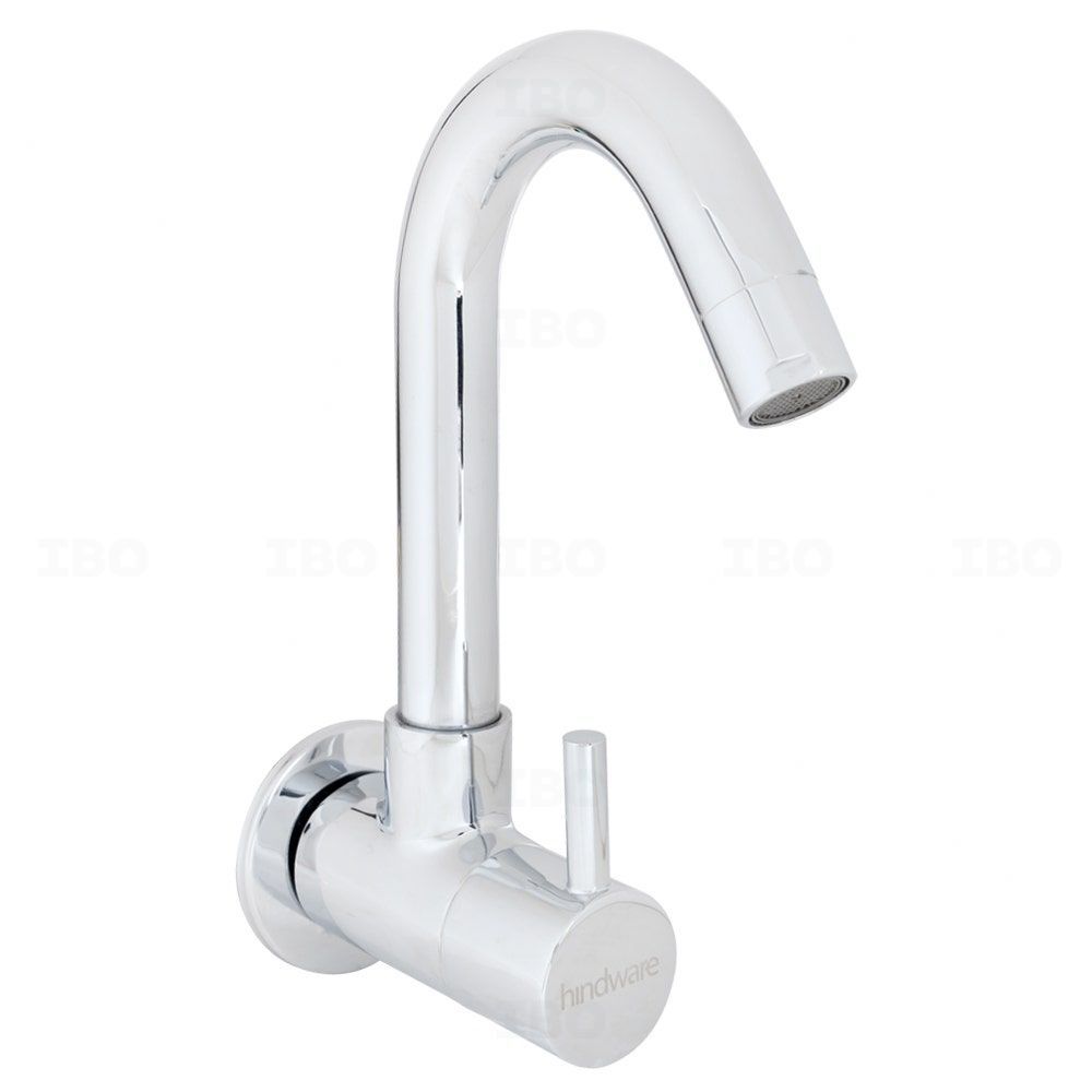 Hindware Flora Wall Mounted Chrome Sink Tap