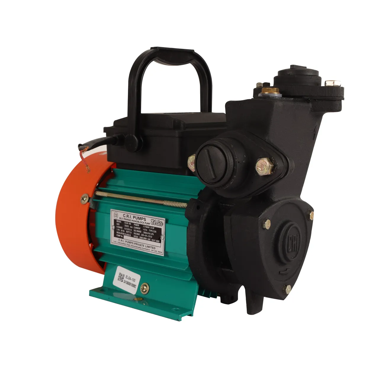 CRI ELSA ELSA100 Single Phase 1 HP (0.74 kW) Centrifugal Pump