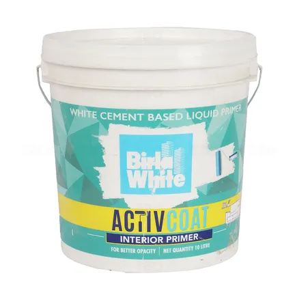Birla White Activcoat Interior 10 L Wall Primer Birla White Activcoat Interior 10 L Wall Primer