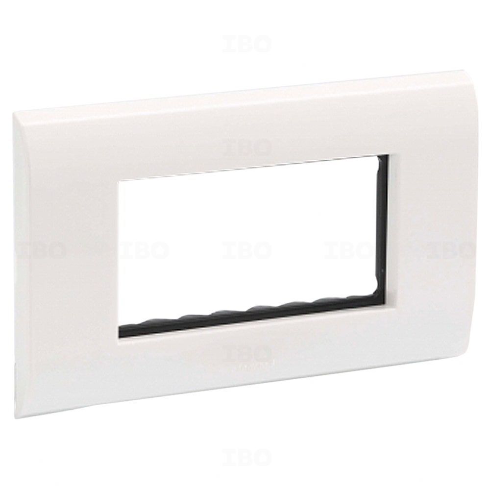 Legrand Myrius Regular 4 Module Glossy New White Switch Board Plate Legrand Myrius Regular 4 Module Glossy New White Switch Board Plate