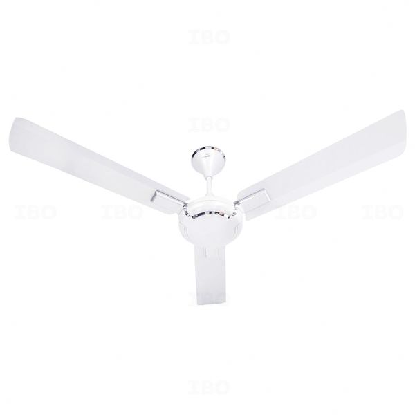 V-Guard Glado Prime 1200 mm Pearl White Silver Ceiling Fan