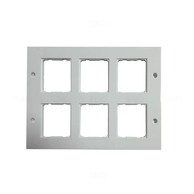 Anchor Roma Classic 12 Module Matte Deko White Switch Board Plate
