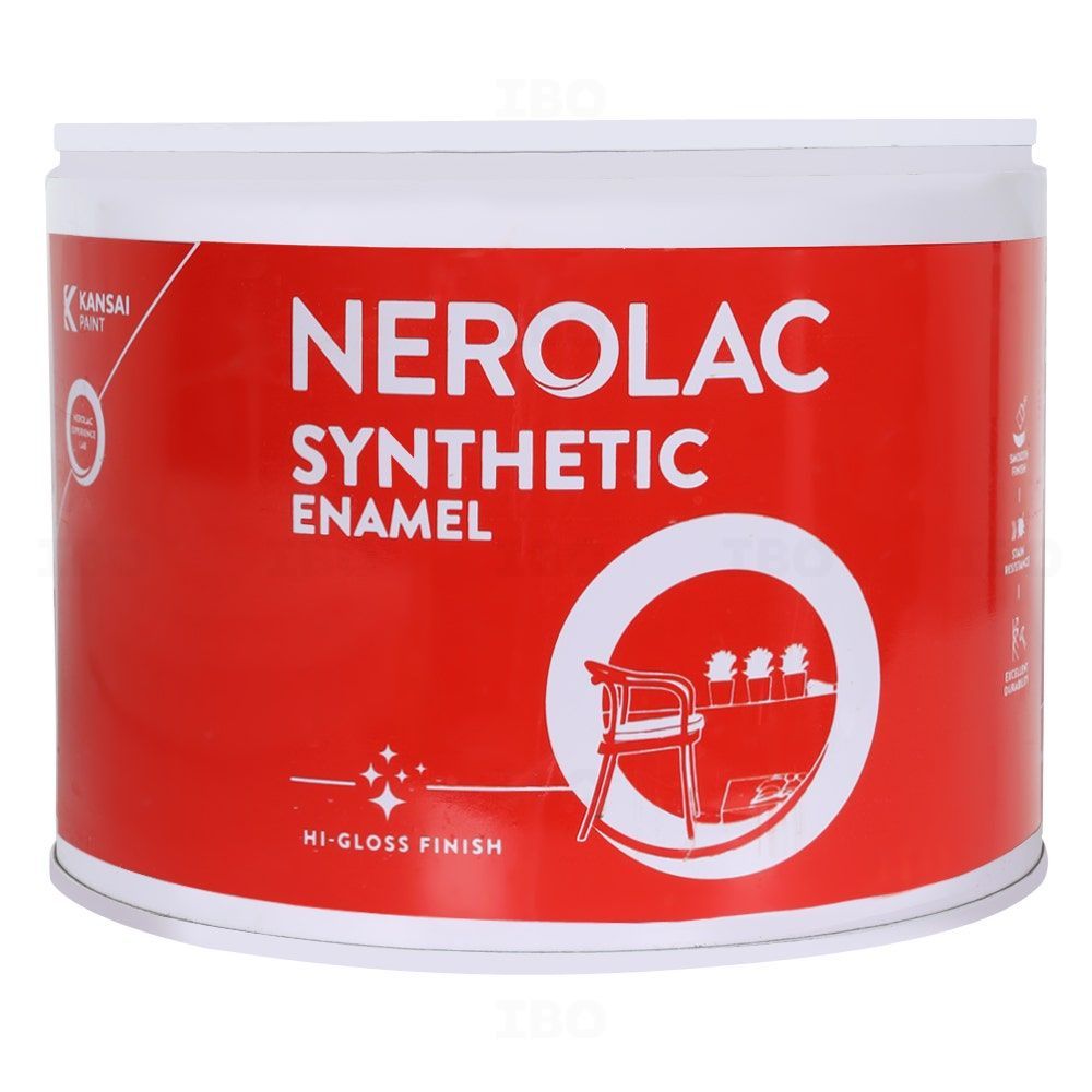 Nerolac Synthetic 10 L Black Enamel-Color