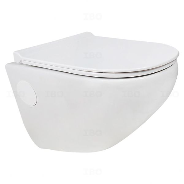 Parryware Cardiff Rimless P Trap Wall Mounted White Wall Hung Toilet