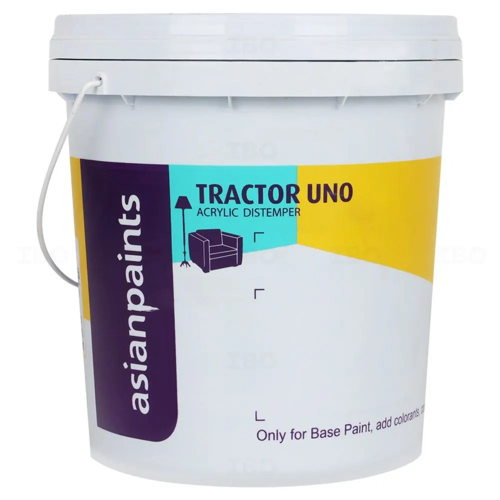 Asian Paints Tractor Uno 10 kg White Interior Distemper-Color Asian Paints Tractor Uno 10 kg White Interior Distemper-Color