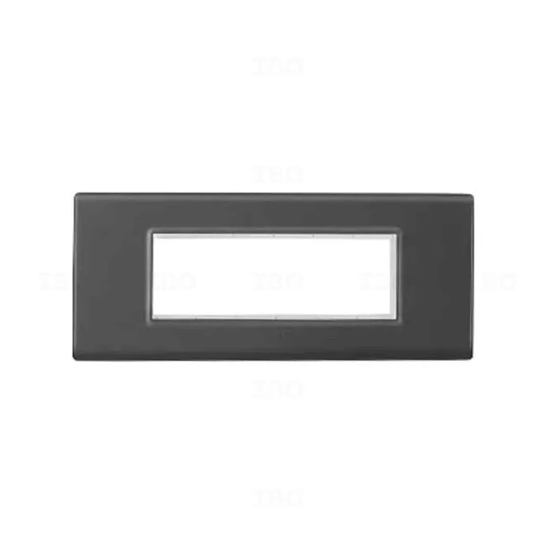 Legrand Allzy 6 Module Matte Matt Black Switch Board Plate Legrand Allzy 6 Module Matte Matt Black Switch Board Plate