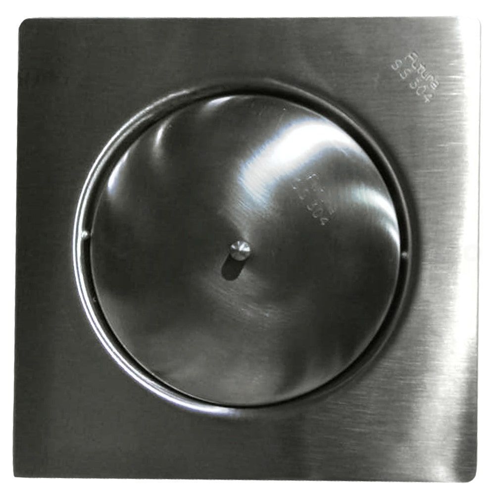 Futura 5 in. x 5 in. Square Stainless Steel Floor Drain Futura 5 in. x 5 in. Square Stainless Steel Floor Drain