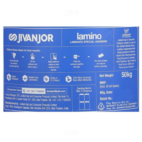 Jivanjor Lamino IPN WR 50 kg Woodwork Adhesive2