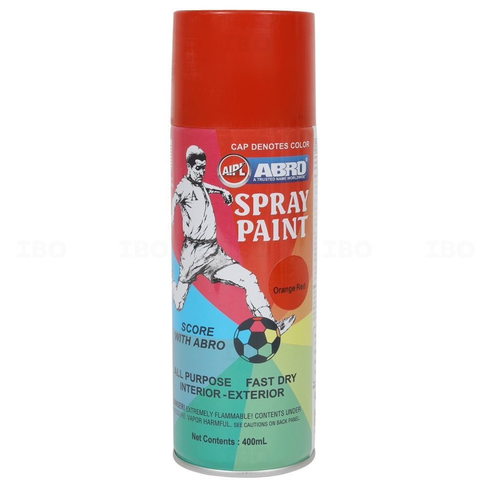 ABRO Orange Red 400 ml Spray Paint