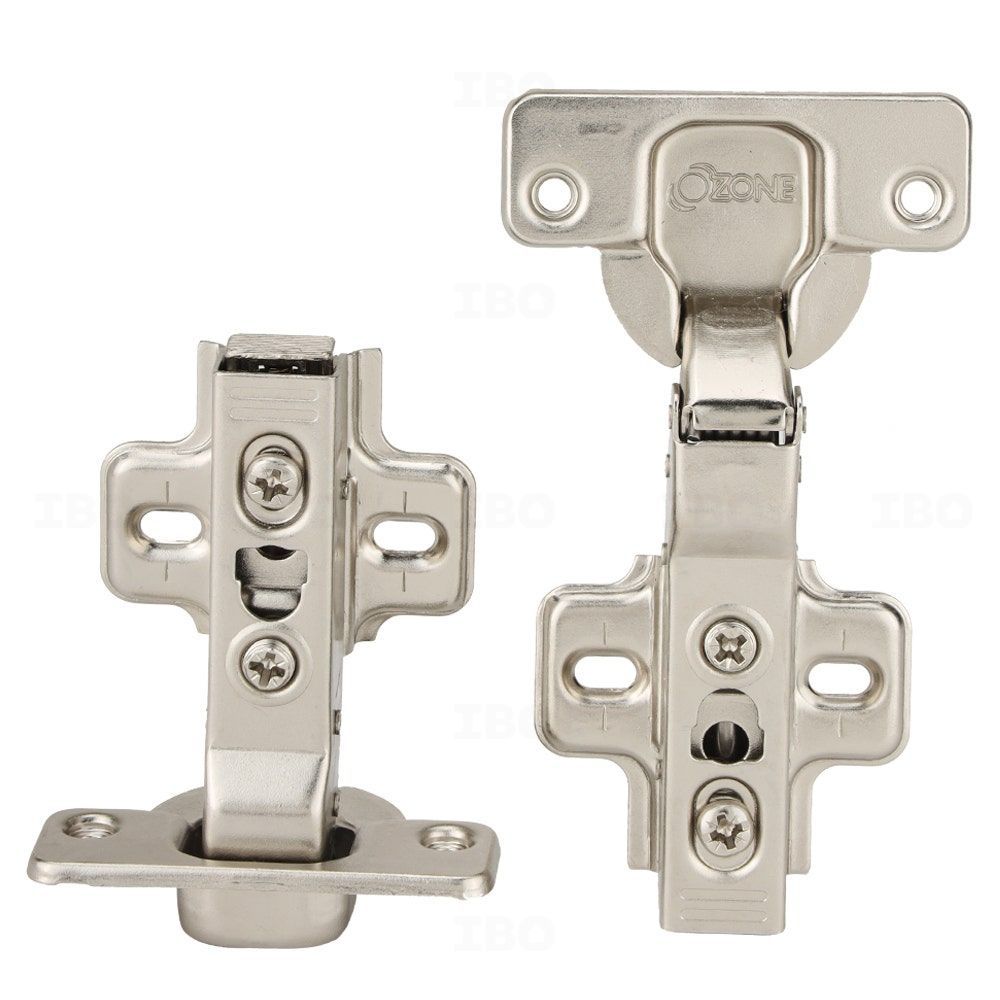 OZONE OEC451 Half Overlay/ 8 Crank Soft Close Cabinet Hinge