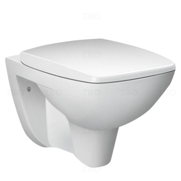 Hindware Enigma NA Wall Mounted Star White One Piece Toilet