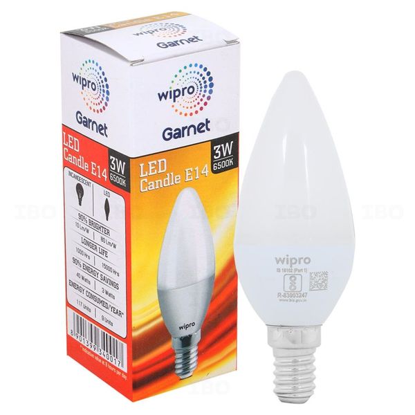 Wipro Garnet 3 W E14 Cool Day Light LED Bulb