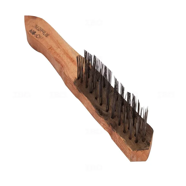 Unbranded Wooden Handle Wire brush General Purpose