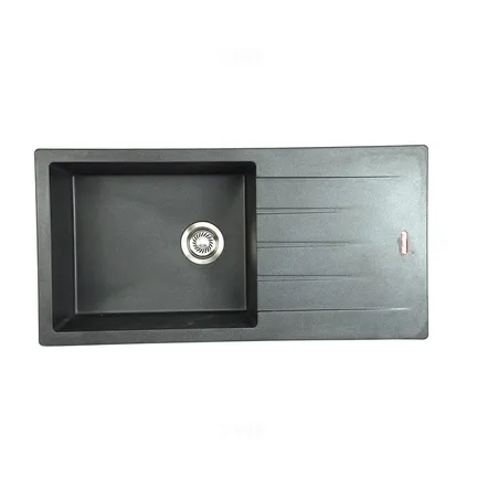 Futura FS 3618 NQ (Black) 36 in x 18 in Matte Quartz Single Bowl Sink