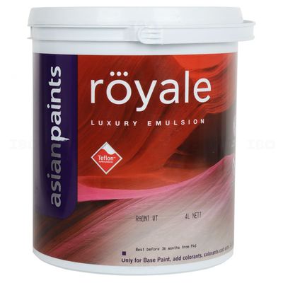 Asian Paints Royale 4 L Interior Emulsion - Base