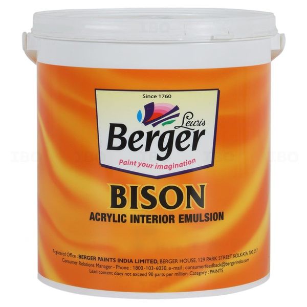 Berger Paints Bison 3.6 L N Base Interior Emulsion - Base Berger Paints Bison 3.6 L N Base Interior Emulsion - Base