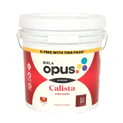 BIRLA opus EW 1 Calista Ever Wash Pastel 10 L Interior Emulsion - Base BIRLA opus EW 1 Calista Ever Wash Pastel 10 L Interior Emulsion - Base