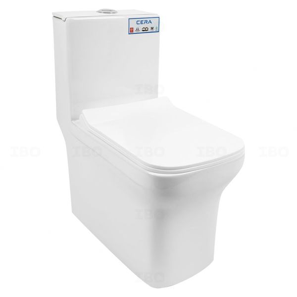 Cera S1013208 S-220 Snow White Two Piece Toilet With Flush Tank