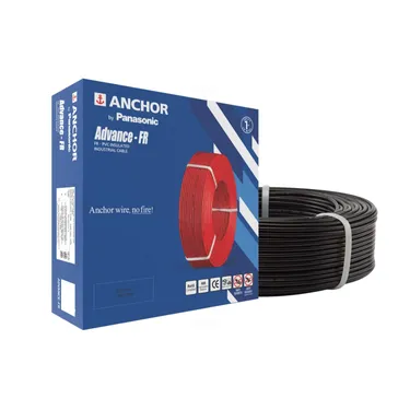 Anchor Advance FR 2.5 sq mm Black 90 m FR PVC Insulated Wire