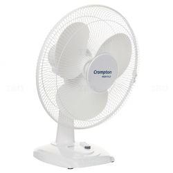 Crompton High Flo Wave Plus 400 mm White Table Fan
