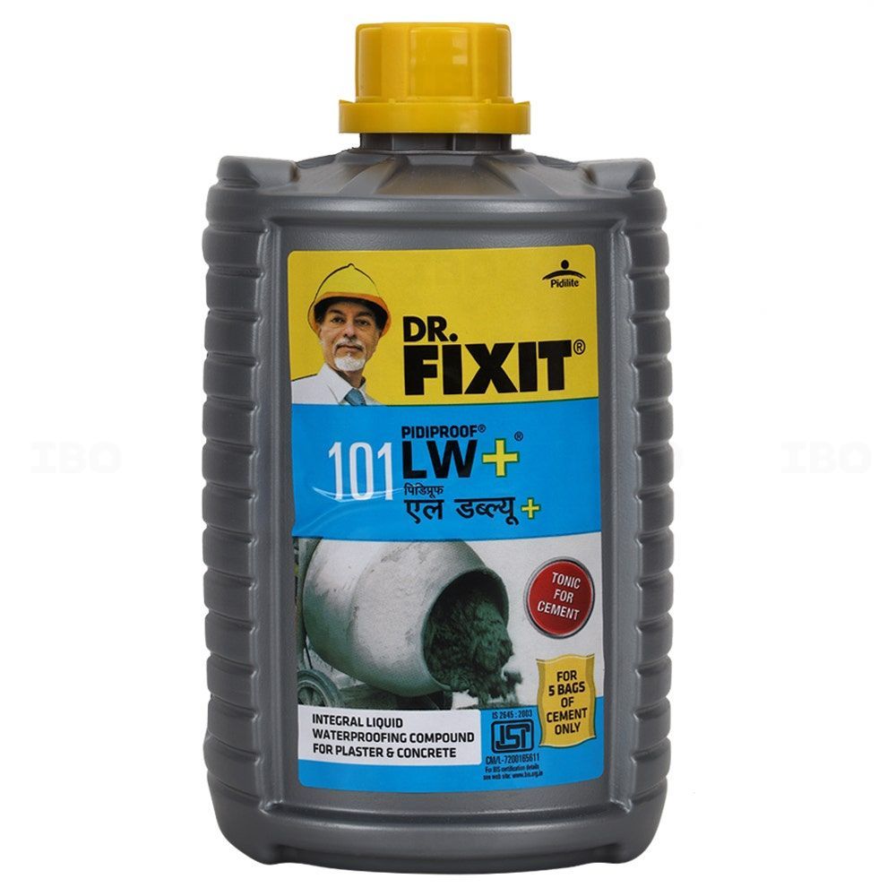 Dr. Fixit Pidiproof LW+ Red 1 L General Purpose Waterproofing