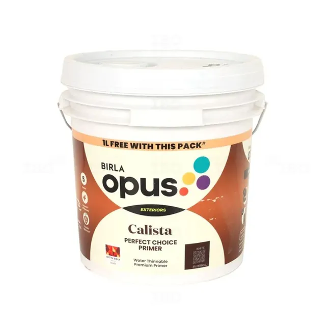 BIRLA opus PCP Calista Perfect Choice White Exterior 10 L Wall Primer