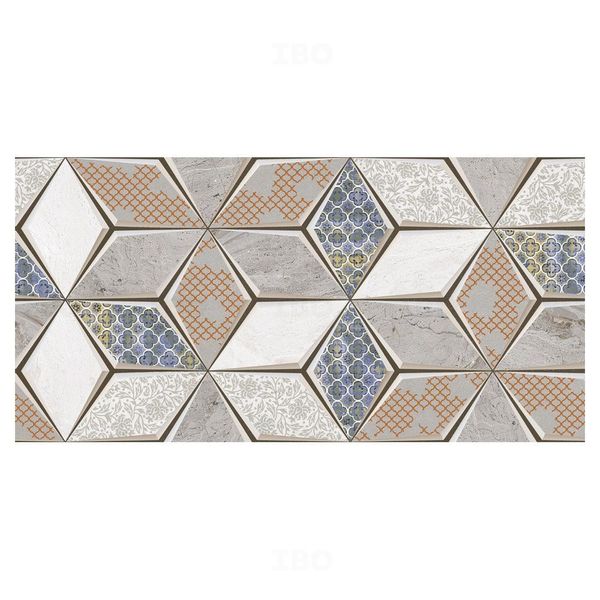 Orient Bell Dyna Cube 3D HL Glossy 600 mm x 300 mm Ceramic Wall Tile