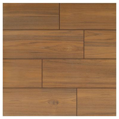 Kajaria Planket Walnut Matte 600 mm x 600 mm Ceramic Floor Tile
