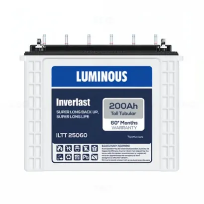 Luminous Inverlast 200 Ah Tall Tubular Battery