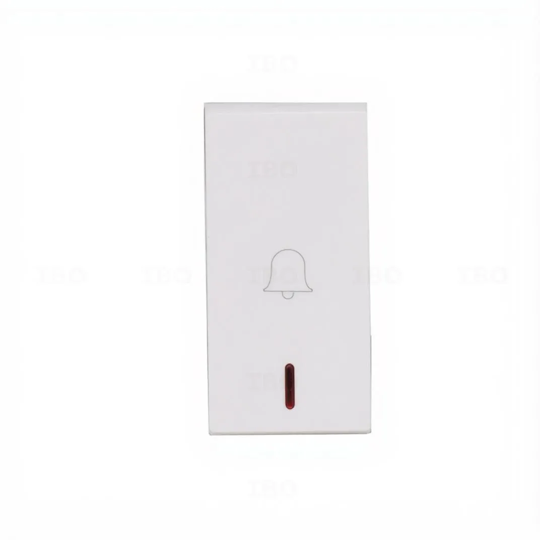 Legrand Allzy White Bell Push 6 A Modular Switch
