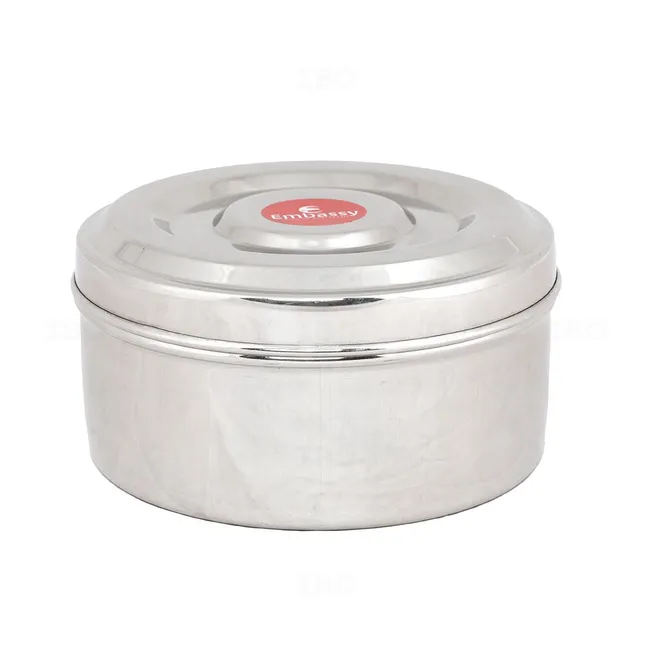 embassy EM1227 No 9 (142D x 85H) SS 26 G Round Container embassy EM1227 No 9 (142D x 85H) SS 26 G Round Container