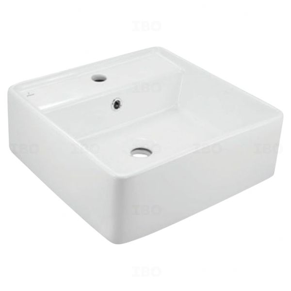 Jaquar CONTINENTAL 420 mm x 420 mm x 155 mm White Wall hung Basin