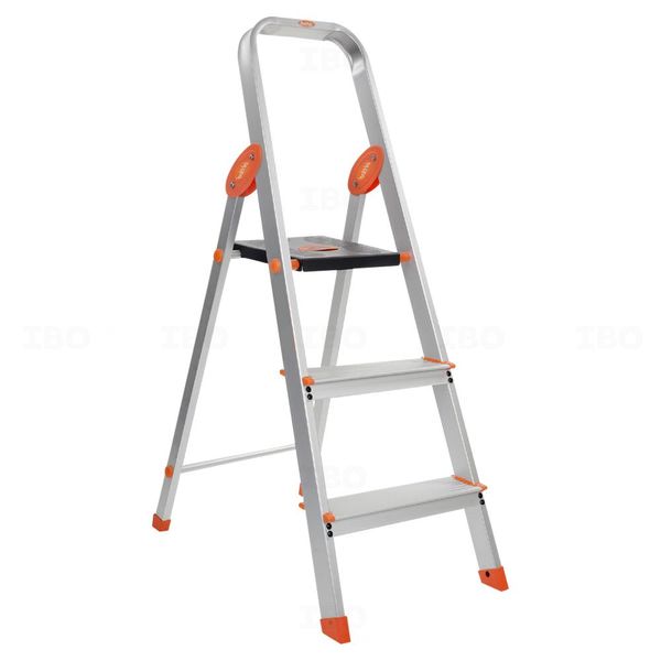 Bathla Advance Carbon Aluminium 3 Step Ladder