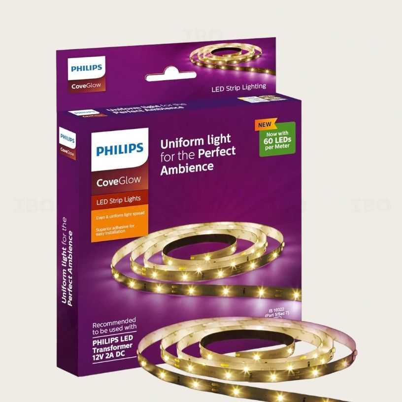 Philips 5 mtr 25W 3000K 60 LED/mtr (IP20) LED Strip Light